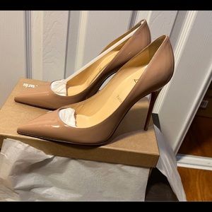 Christian louboutin heels 41 -Nude